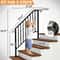 Iron Handrail For Durable Outdoor Stair Railing For Garden Safety 3
