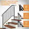 Iron Handrail For Durable Outdoor Stair Railing For Garden Safety 5