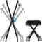 Adjustable Piano Stand And Keyboard Bench Set Portable DoubleX Construction Adjustable Height 7