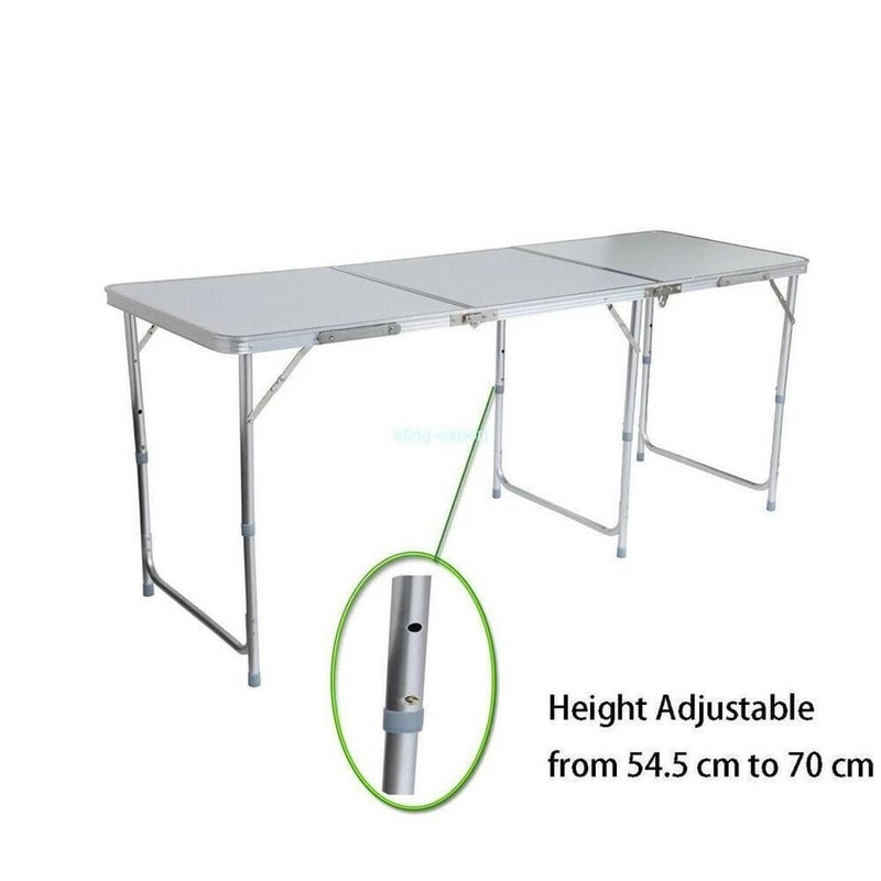 Portable Aluminum Alloy Folding Table For Home Office Patio Party 3