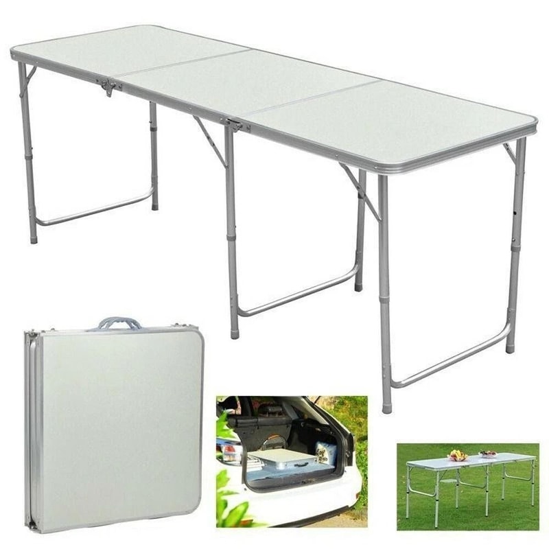 Portable Aluminum Alloy Folding Table For Home Office Patio Party 5