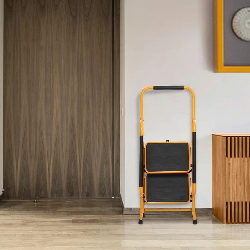 Portable Antislip Step Ladder Folding Step Stool With Capacity For Safe And Easy Reaching 12