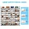 Shoe Rack Organizer Tier Storage Shelf Stackable Entryway Shoe Cabinet With Hooks 6