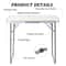 Portable Aluminum Folding Table For Camping Indoor And Outdoor Family Party Lightweight And Durable 5