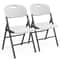 Commercial Plastic Folding Chairs Stackable Picnic Party Seats InOutdoor Portable Durable Easy Sto 0