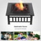 Outdoor Garden Fire Pit Heater BBQ Stove Heater For Patio Garden 2