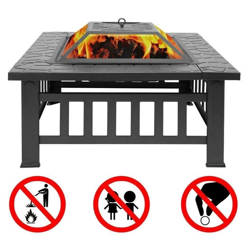 Outdoor Garden Fire Pit Heater BBQ Stove Heater For Patio Garden 6