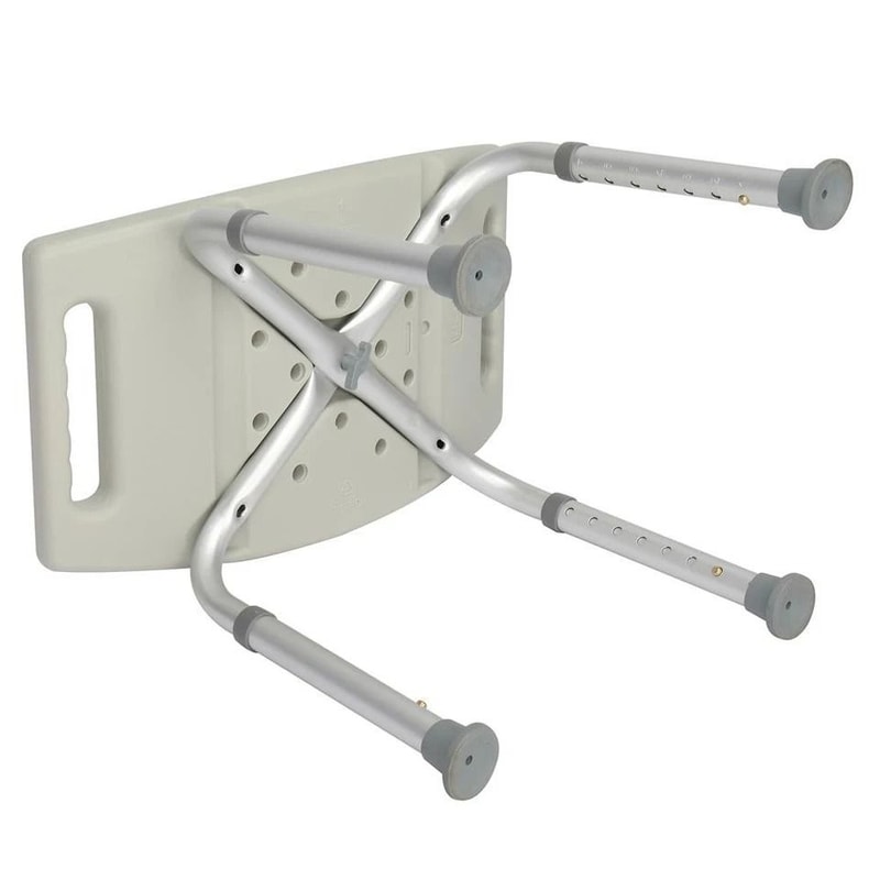 Heavy Duty Adjustable Bath Chair Shower Bench Stool For Elderly With Height Settings 8