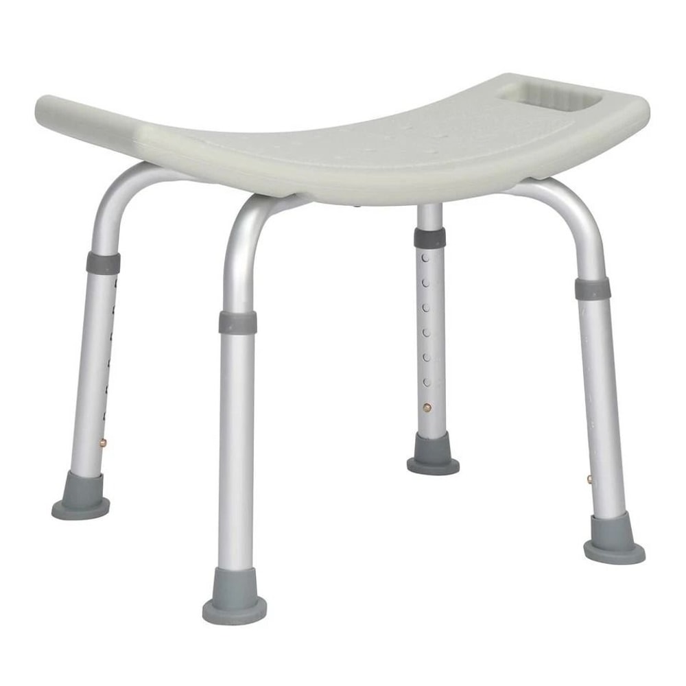 Heavy Duty Adjustable Bath Chair Shower Bench Stool For Elderly With Height Settings 1