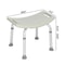 Heavy Duty Adjustable Bath Chair Shower Bench Stool For Elderly With Height Settings 2