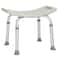 Heavy Duty Adjustable Bath Chair Shower Bench Stool For Elderly With Height Settings 5