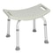 Heavy Duty Adjustable Bath Chair Shower Bench Stool For Elderly With Height Settings 6