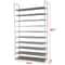 Space Saving 10Tier Shoe Rack Adjustable Free Standing Organizer For Home Office 5