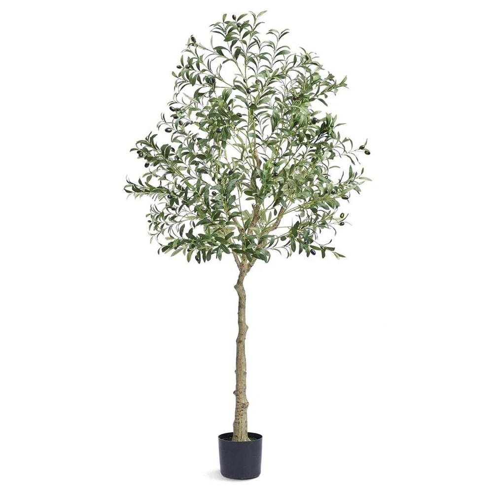 Artificial Olive Tree With Realistic Green Foliage Lifelike Faux Plant For Home Office Decor 1