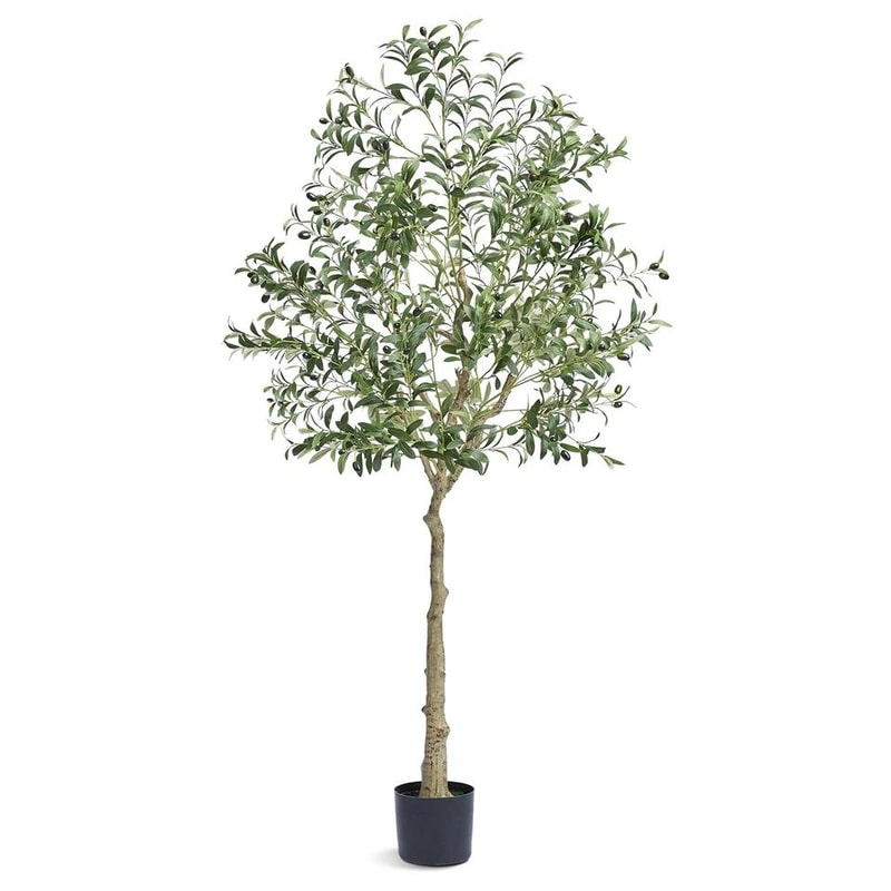 Artificial Olive Tree With Realistic Green Foliage Lifelike Faux Plant For Home Office Decor 1