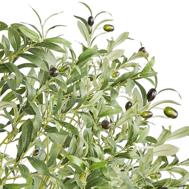 Artificial Olive Tree With Realistic Green Foliage Lifelike Faux Plant For Home Office Decor 6