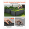Galvanized Metal Raised Garden Bed Outdoor Planter Box For Vegetables Flowers 4