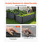 Galvanized Metal Raised Garden Bed Outdoor Planter Box For Vegetables Flowers 4