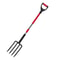 Heavy Duty Tines Garden Fork With Fiberglass Handle Digging Spading Pitchfork 0