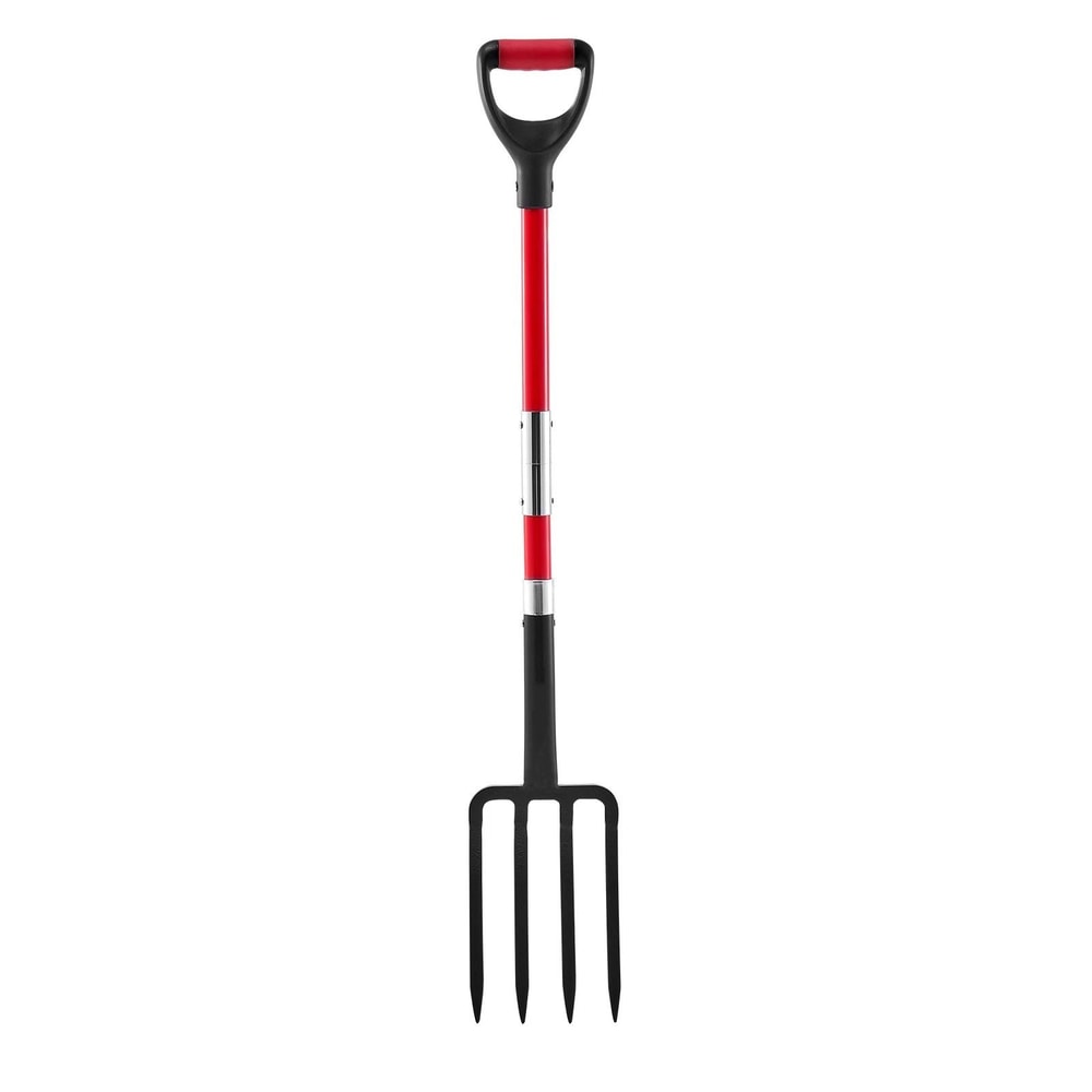 Heavy Duty Tines Garden Fork With Fiberglass Handle Digging Spading Pitchfork 7