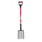Heavy Duty Tines Garden Fork With Fiberglass Handle Digging Spading Pitchfork 7