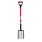 Heavy Duty Tines Garden Fork With Fiberglass Handle Digging Spading Pitchfork 7