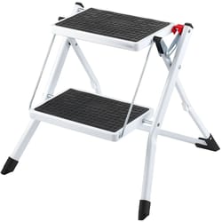 foldable step stool ladder adjustable height max load easy storage & stability