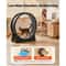 Wooden Cat Exercise Wheel Carpeted Runway For Indoor Play Physical Activity 3