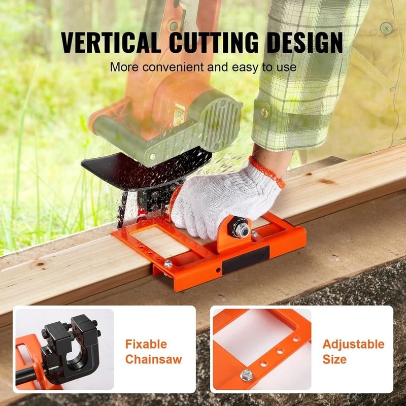 Chainsaw Mill Vertical Cast Iron Lumber Cutting Guide For Cutting Width 4