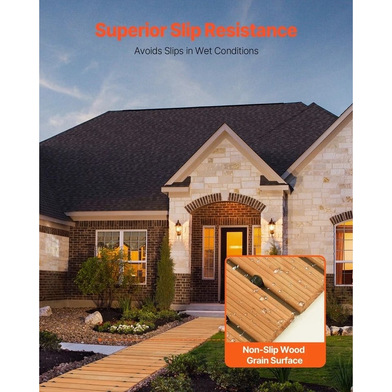 Long Wooden Garden Walkway Rollout Pathway Sturdy Cedar Outdoor Path For Garden Patio And Event Use 4