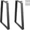 Trapezoid Solid Steel Table Legs For DIY Coffee Tables Heavy Duty Adjustable 1