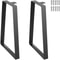 Trapezoid Solid Steel Table Legs For DIY Coffee Tables Heavy Duty Adjustable 1