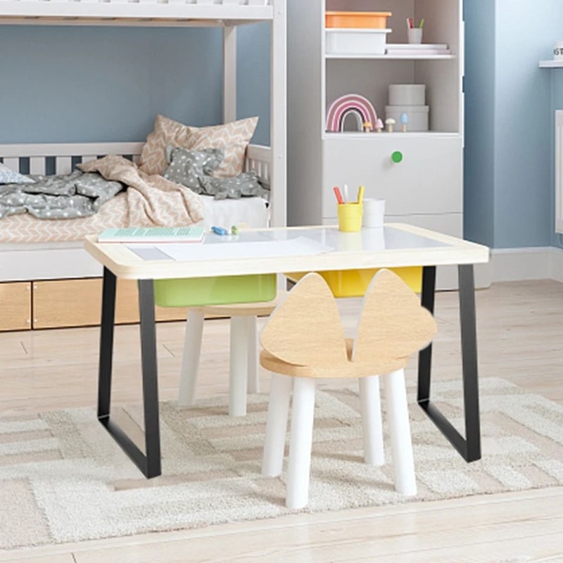 Trapezoid Solid Steel Table Legs For DIY Coffee Tables Heavy Duty Adjustable 7