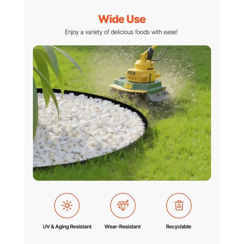 LShaped Plastic Garden Edging Durable NoDig Border For Lawn And Landscape 4