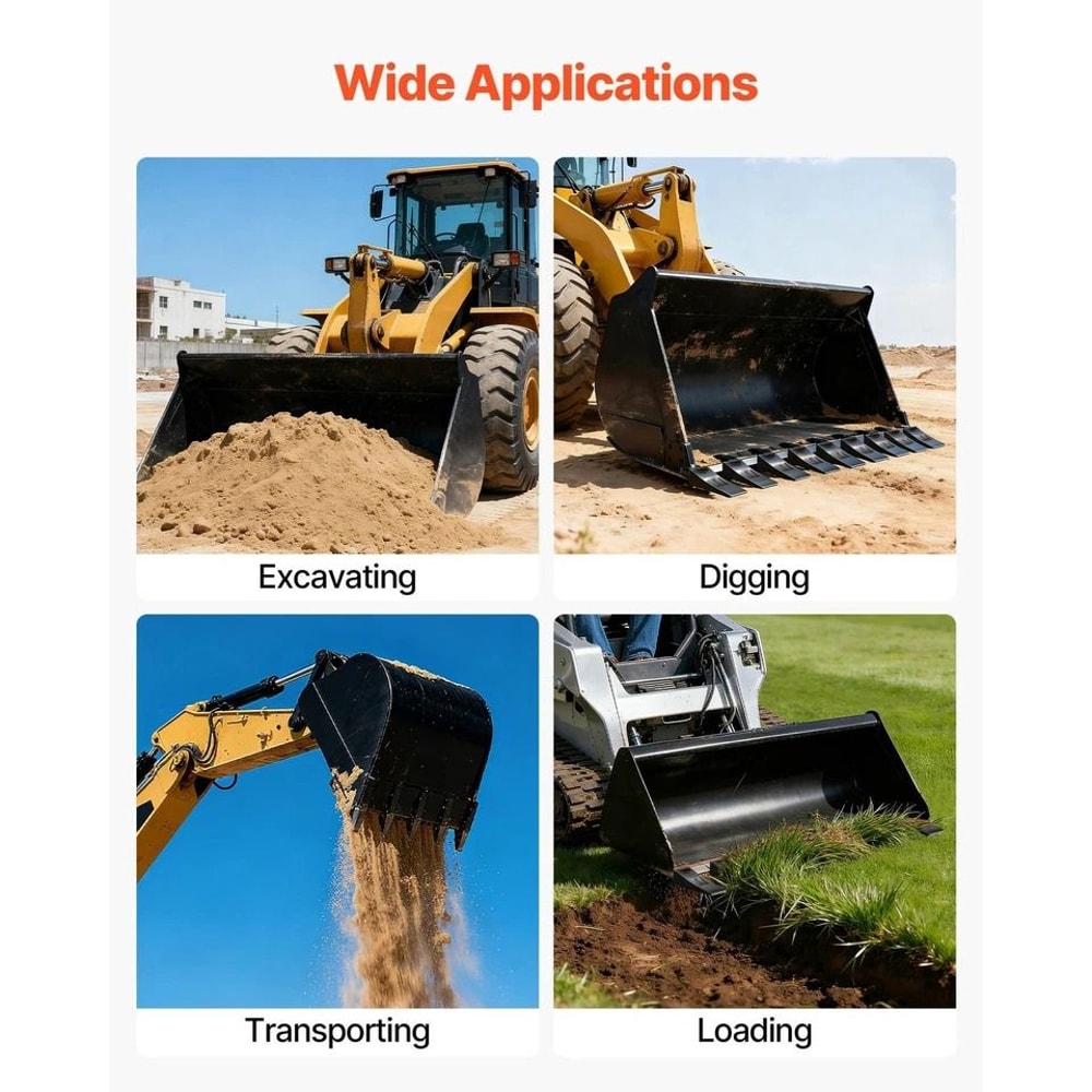 Excavator Bucket Teeth With Pins For Skid Steer Backhoe Excavator 5