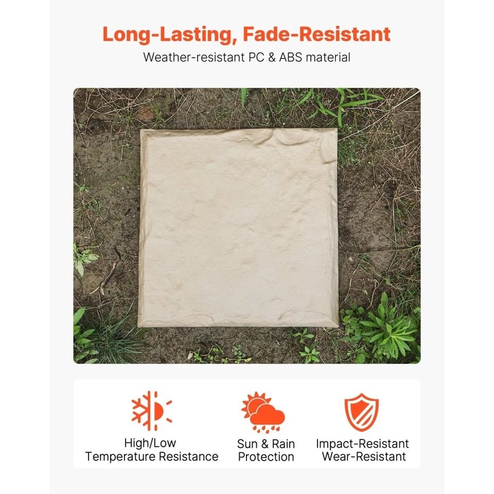 Decorative Beige Stepping Stones With Stakes Walkway Pavers 1