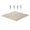 Decorative Beige Stepping Stones With Stakes Walkway Pavers 0