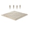 Decorative Beige Stepping Stones With Stakes Walkway Pavers 0