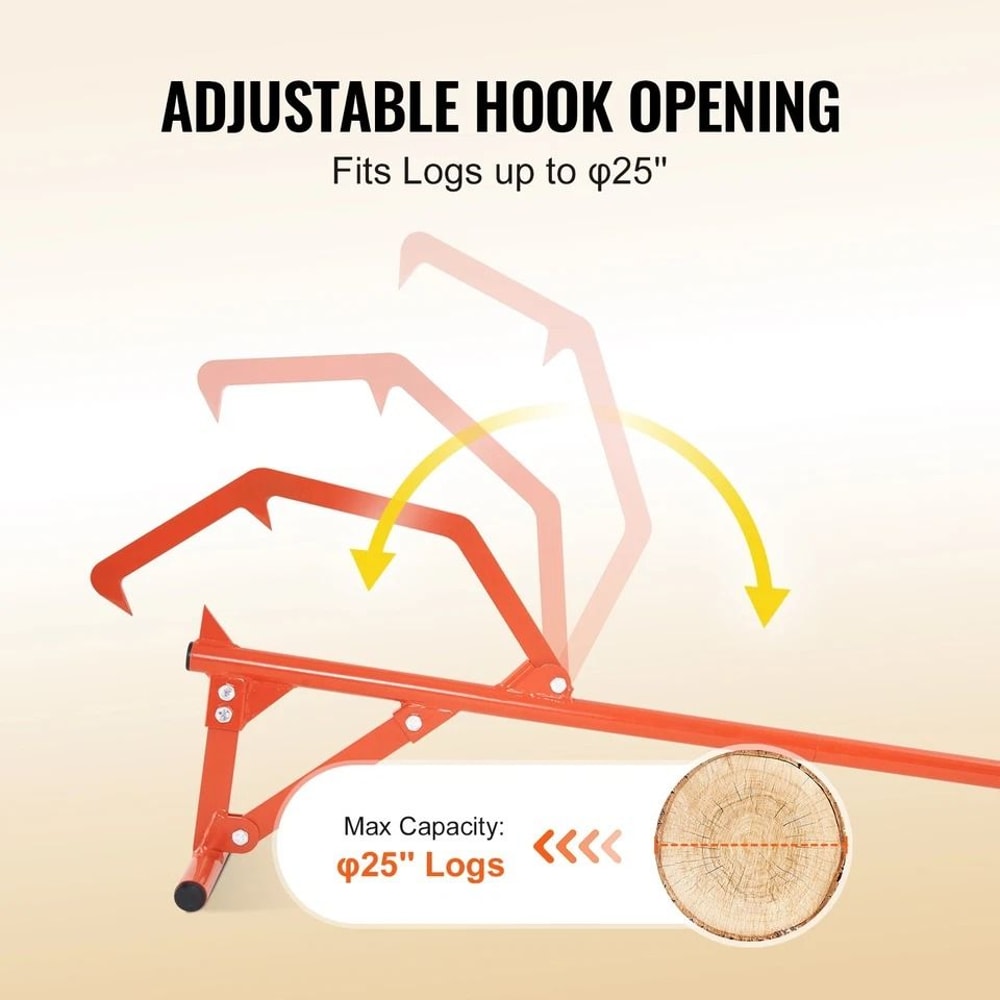 Heavy Duty Log Lifter For Diameter Logs Timberjack Rolling Tool 2