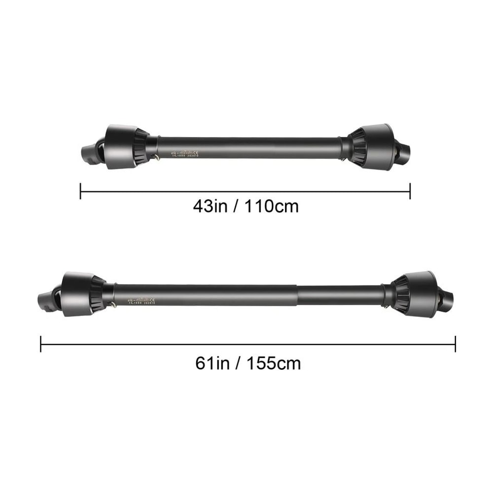 Heavy Duty PTO Drive Shaft Spline Adjustable 7