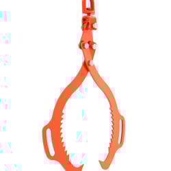 solid steel log lifting tongs swivel grapple for easy log lifting