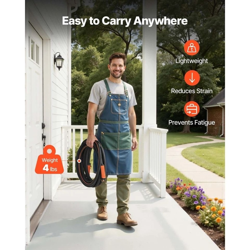 Rubber Water Hose With Fittings Durable Flexible Garden Hose For Outdoor Use 4