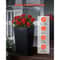 Tall Modern Black Planters WeatherResistant Pots For Indoor Outdoor Use 1