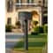 Durable Steel Mailbox Post Kit RustResistant Black Finish 1