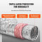 Insulated Flexible Duct Hose For HVAC Dryer Vents Thermal Insulation 2