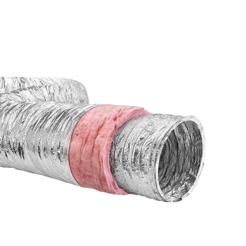 Insulated Flexible Duct Hose For HVAC Dryer Vents Thermal Insulation 7