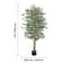 Artificial Ficus Tree Faux Silk Potted Indoor Plant For Home Office Decor 6
