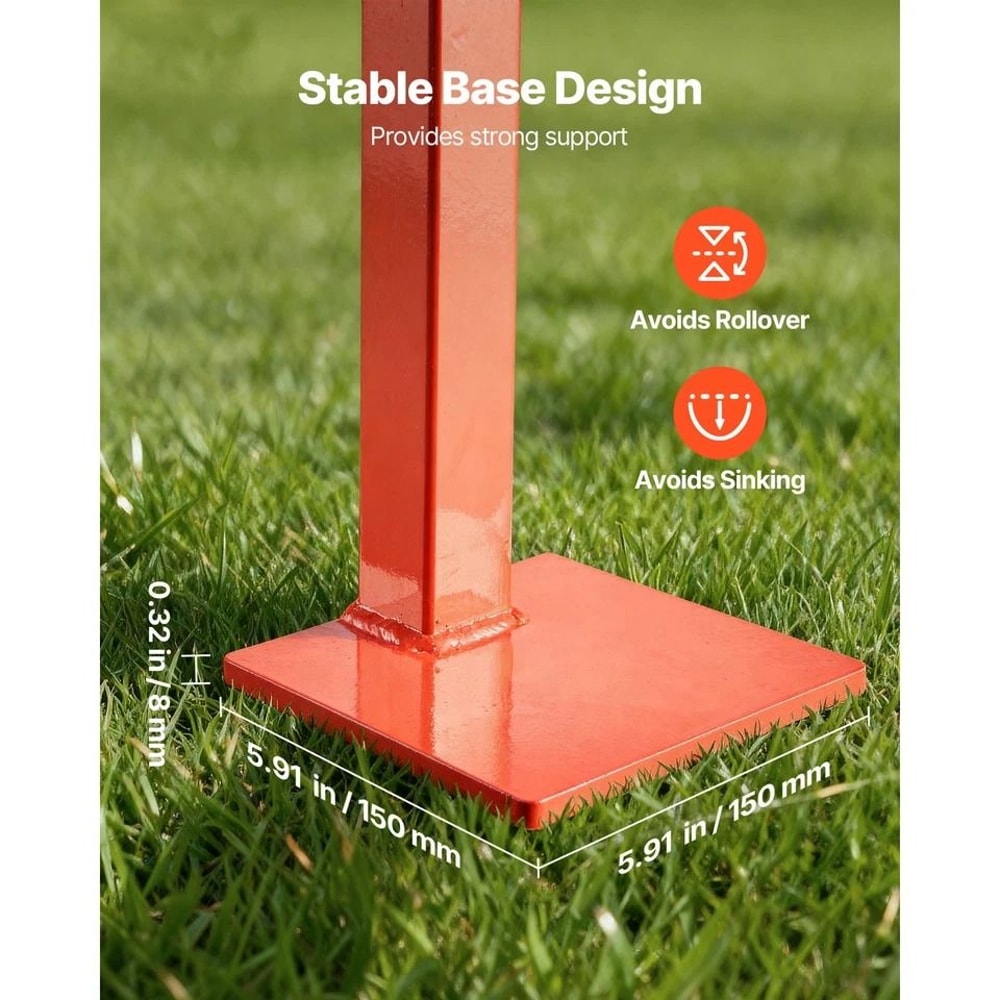 Post Puller With Lifting Chain Heavy Duty Fence Post Remover For Farm Garden Use 3