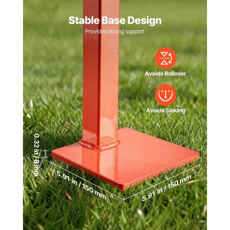 Post Puller With Lifting Chain Heavy Duty Fence Post Remover For Farm Garden Use 3