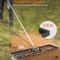 Heavy Duty Lawn Leveling Rake Adjustable Handle For Yard Garden Durable Carbon Steel Tool 0
